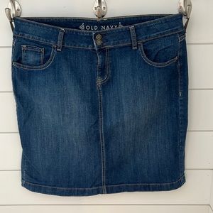 Old Navy jean mini skirt